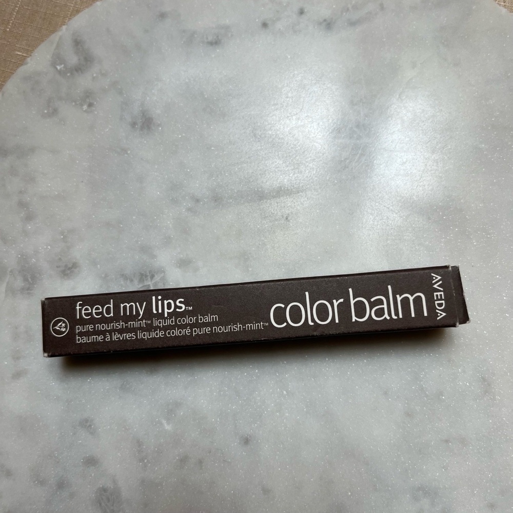 New NWT Aveda Feed My Lips Color Balm Liquid 07 Boysenberry Makeup Lipstick